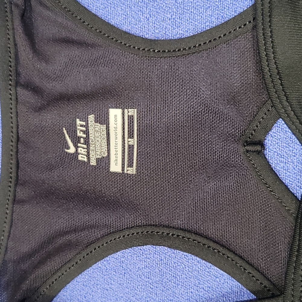 Nike tennis black racerback tank top, size M - Picture 6 of 11